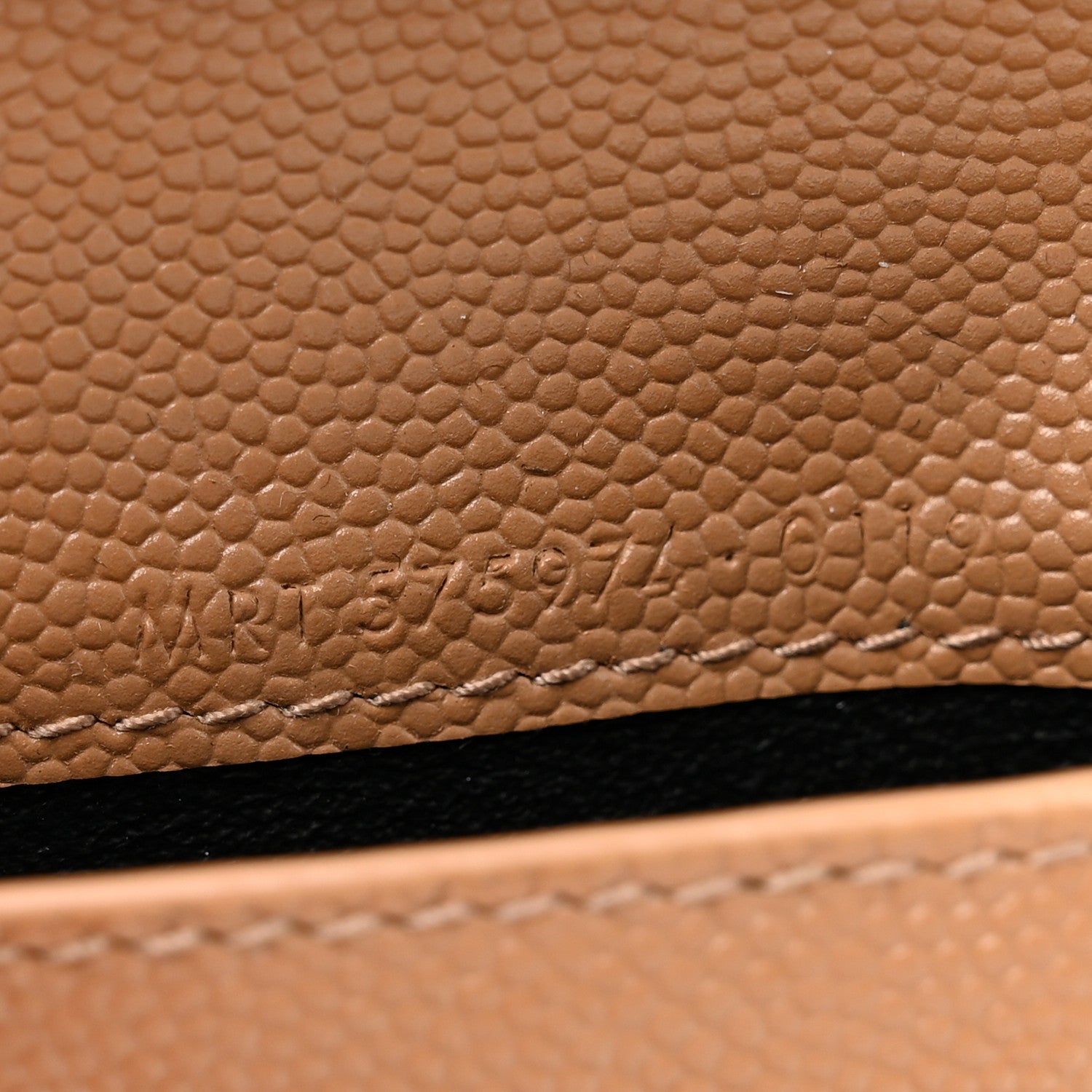 Saint Laurent Grain De Poudre Matelasse Chevron Cassandre Fragments Zipperred Bi-Fold Wallet Natural Dark 7 of 9