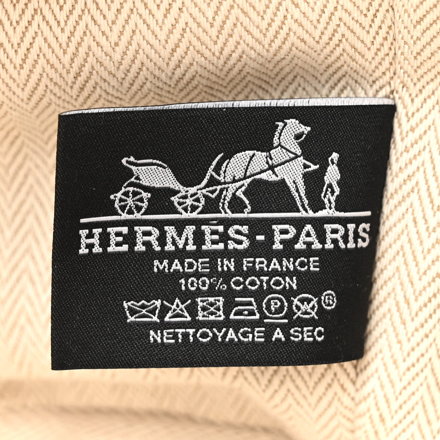 Hermes Canvas Small Bride-A-Brac Pouch Natural 6 of 8