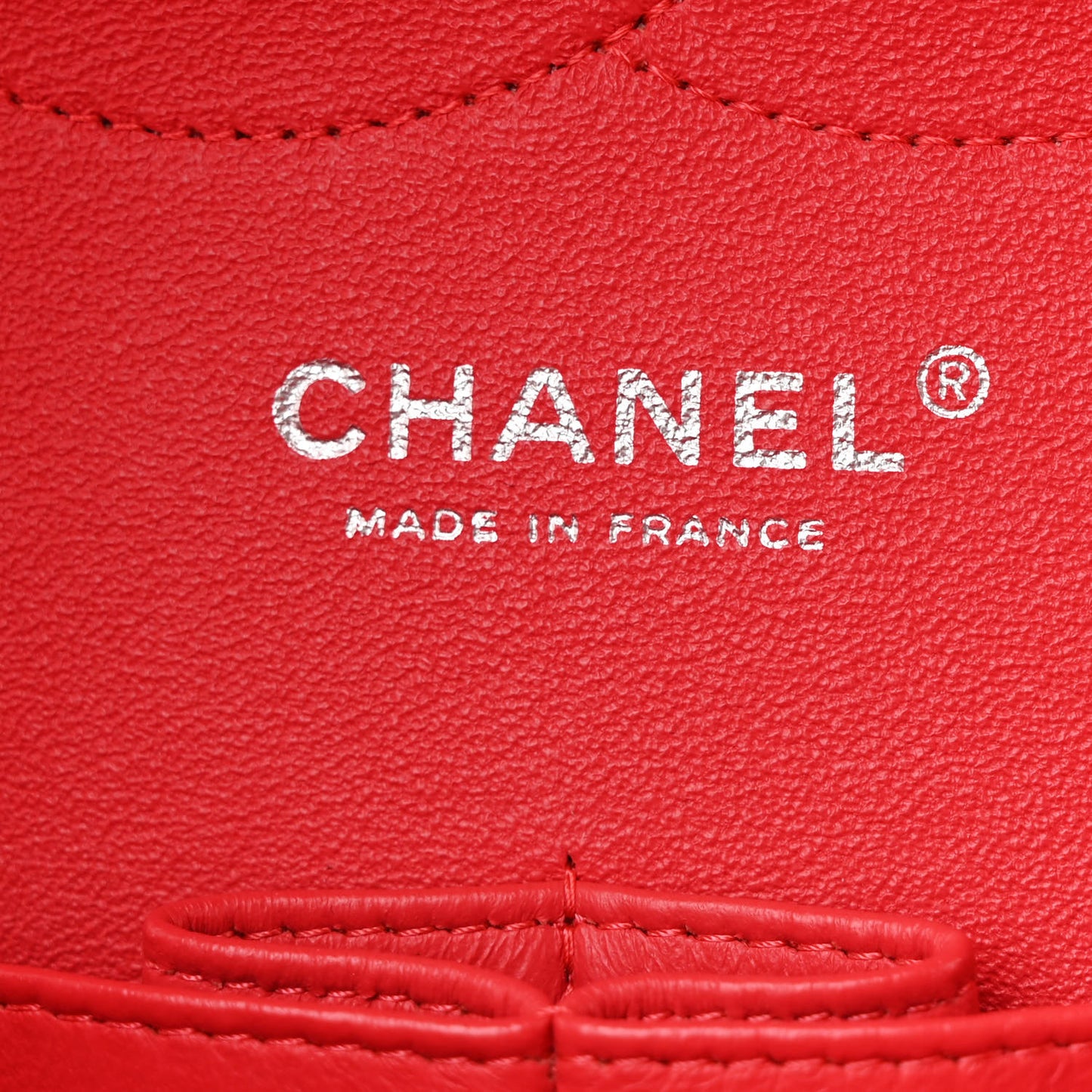 Patent Quilted Jumbo Double Flap Coral