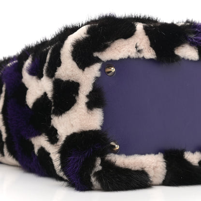 Christian Dior Mink Fur Crocodile Patchwork Medium Lady Dior Multicolor 5 of 11