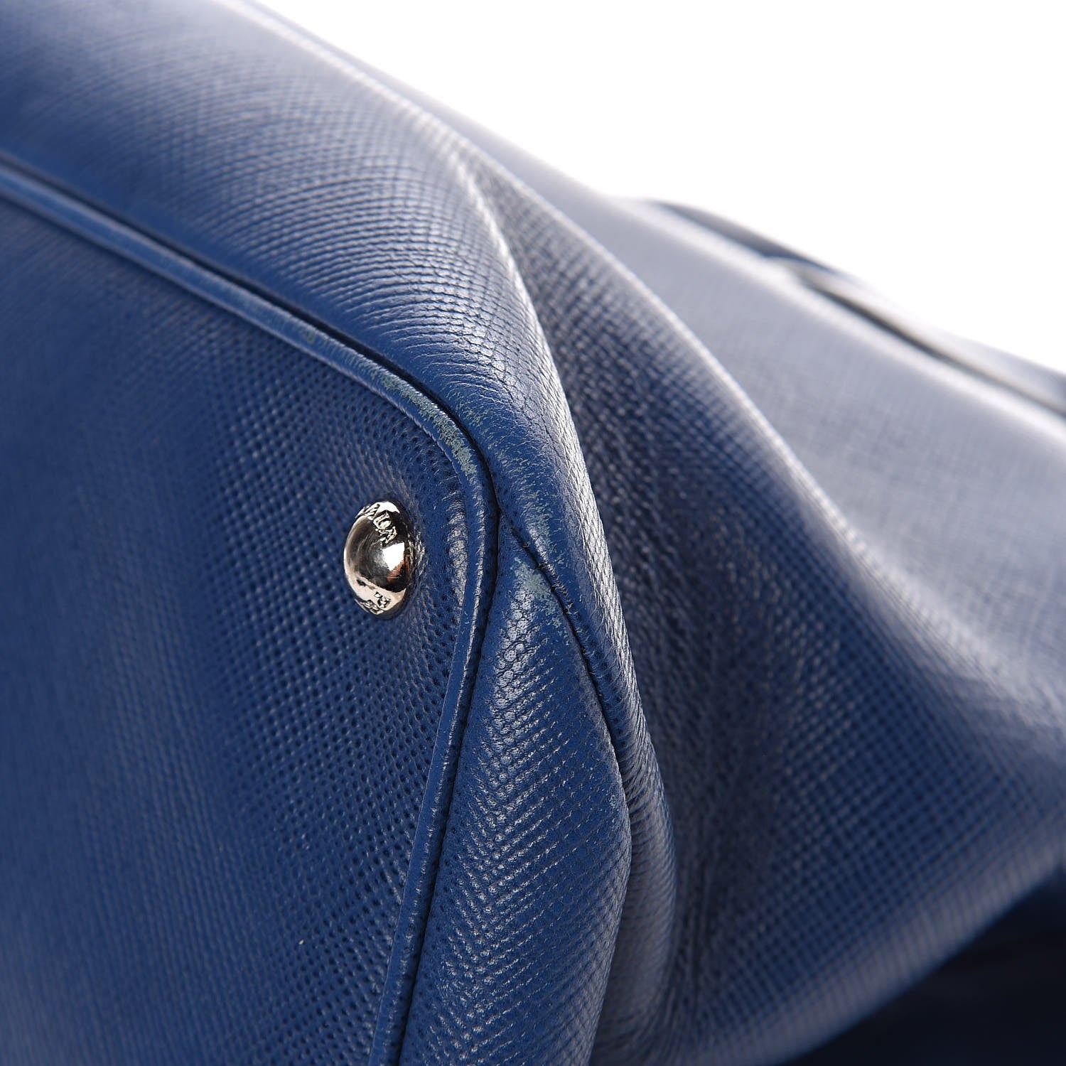 Prada Saffiano Cuir Twin Tote Bleuette 12 of 12