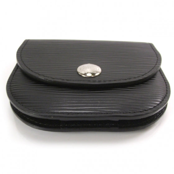 Epi Accordeon Coin Purse Wallet Noir