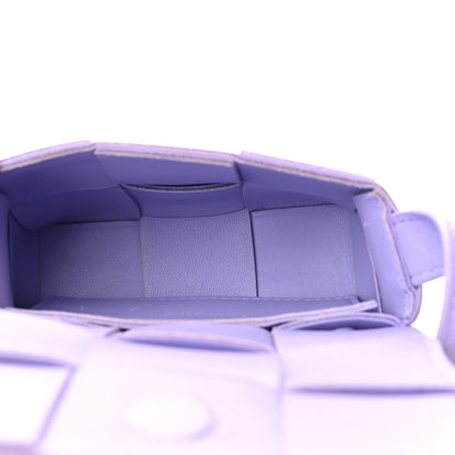 Bottega Veneta Lambskin Intreccio Candy Cassette Crossbody Bag Wisteria 5 of 10