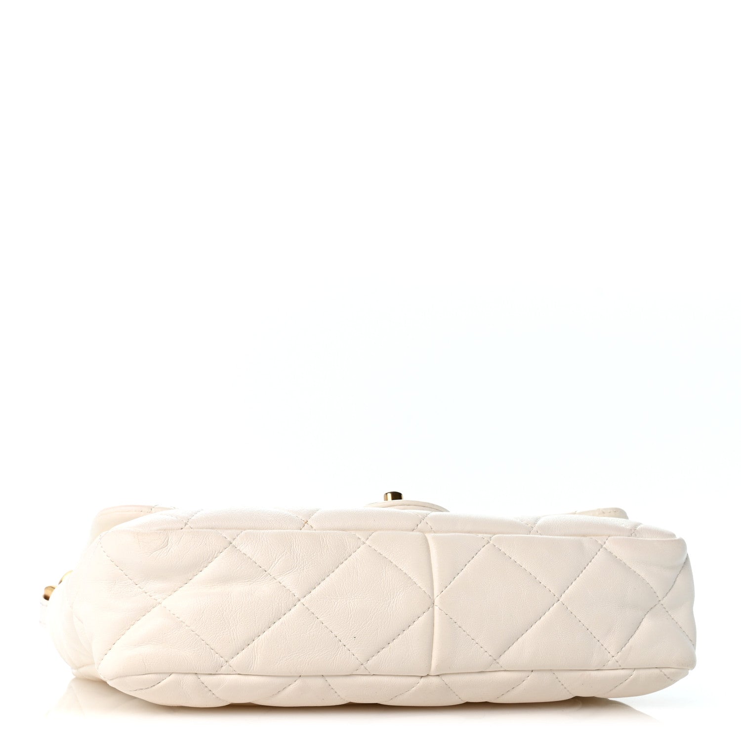 Chanel Lambskin Quilted Large CC Funky Town Flap White 4 of 12