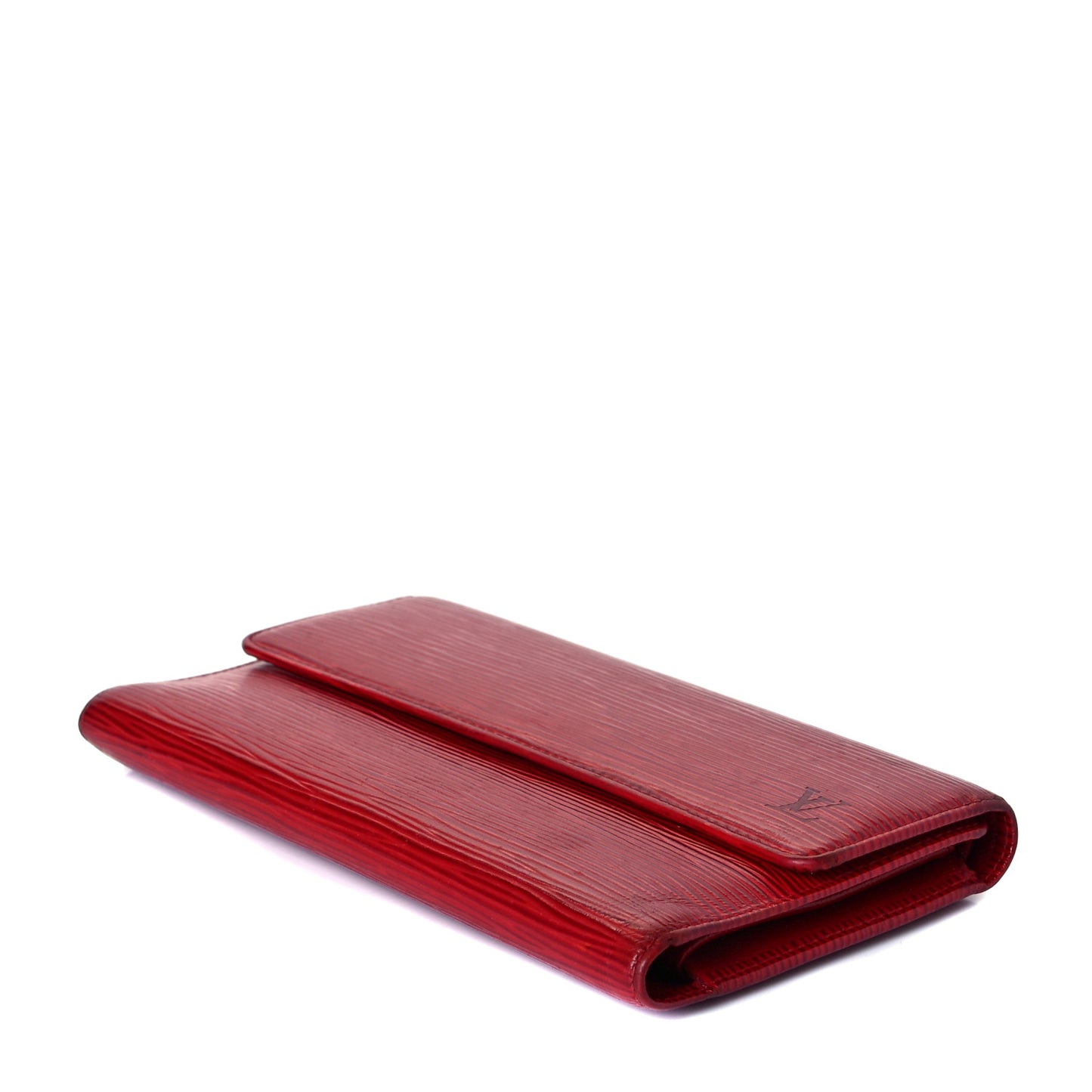 Epi Porte Tresor International Wallet Castillan Red