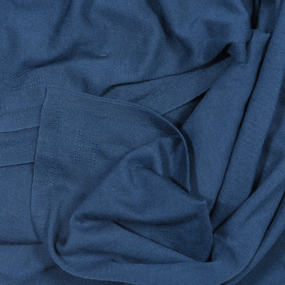 Hermes Wool Laine Scarf Blue 2 of 3