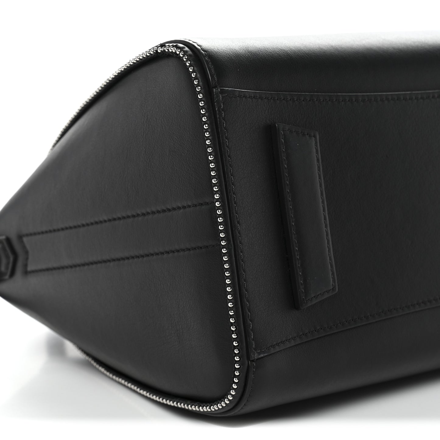 Calfskin Small Studded Antigona Black