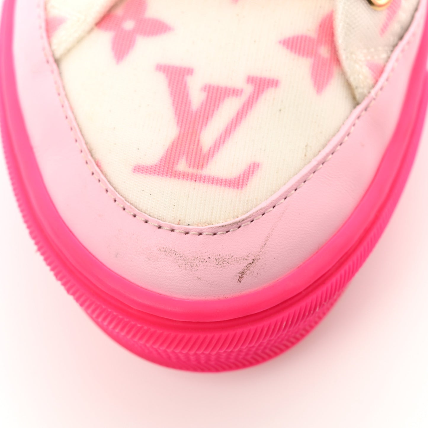 Technical Fabric Monogram Stellar Sneakers 35.5 Rose Pop