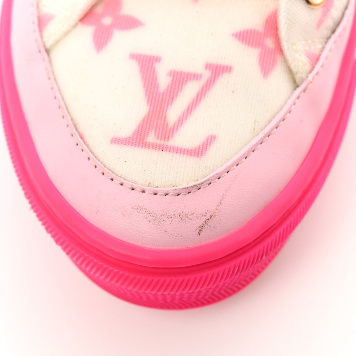 Louis Vuitton Technical Fabric Monogram Stellar Sneakers 35.5 Rose Pop 12 of 17
