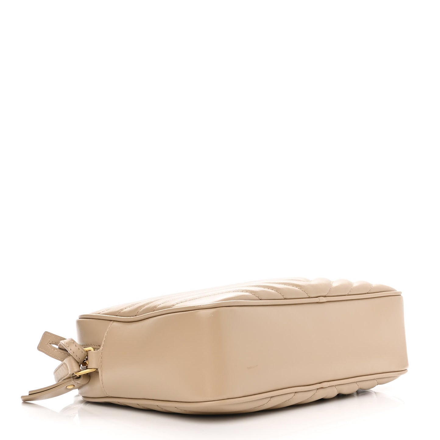 Calfskin Matelasse Monogram Lou Camera Bag Dark Latte