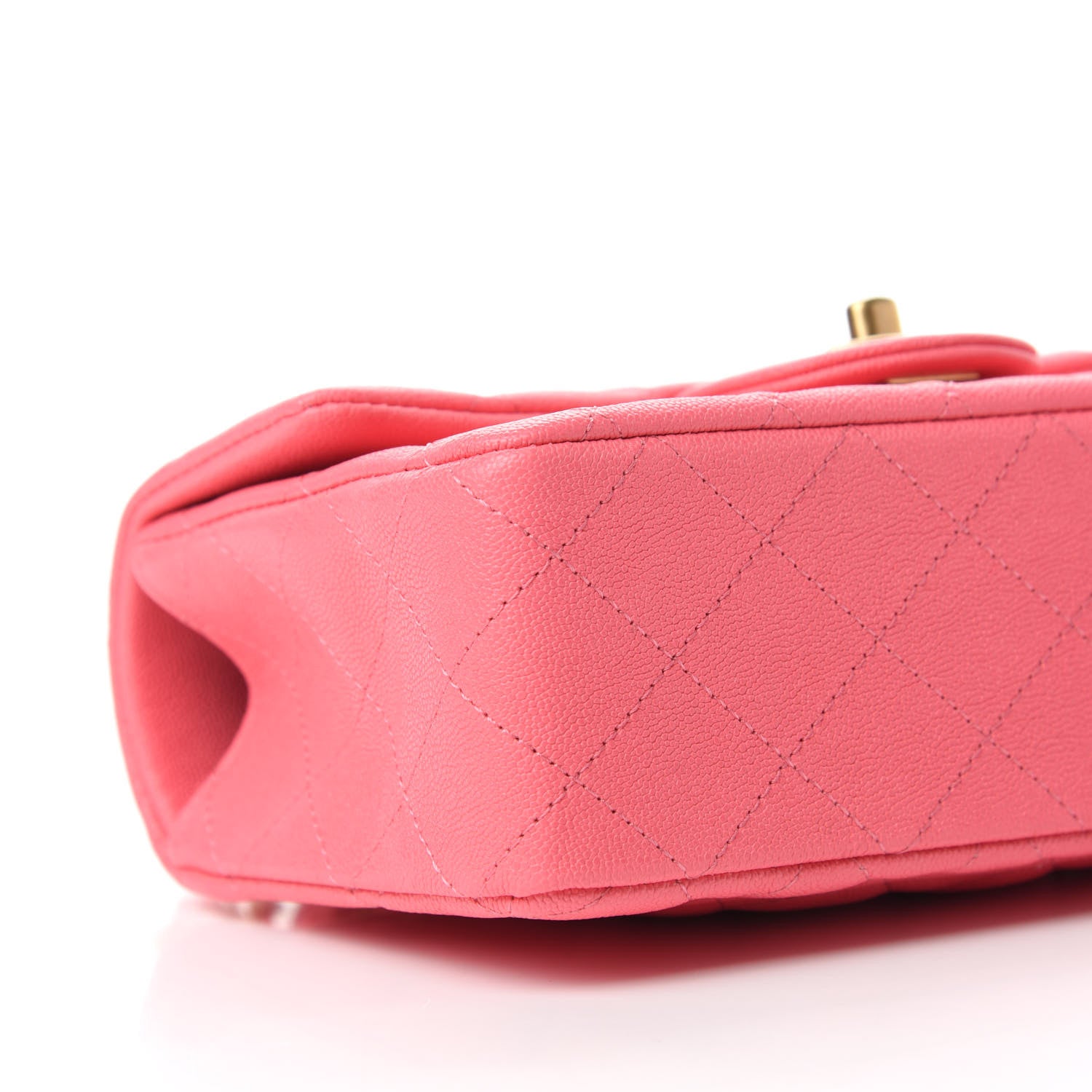 Chanel Caviar Quilted Mini Top Handle Rectangular Flap Pink 6 of 11