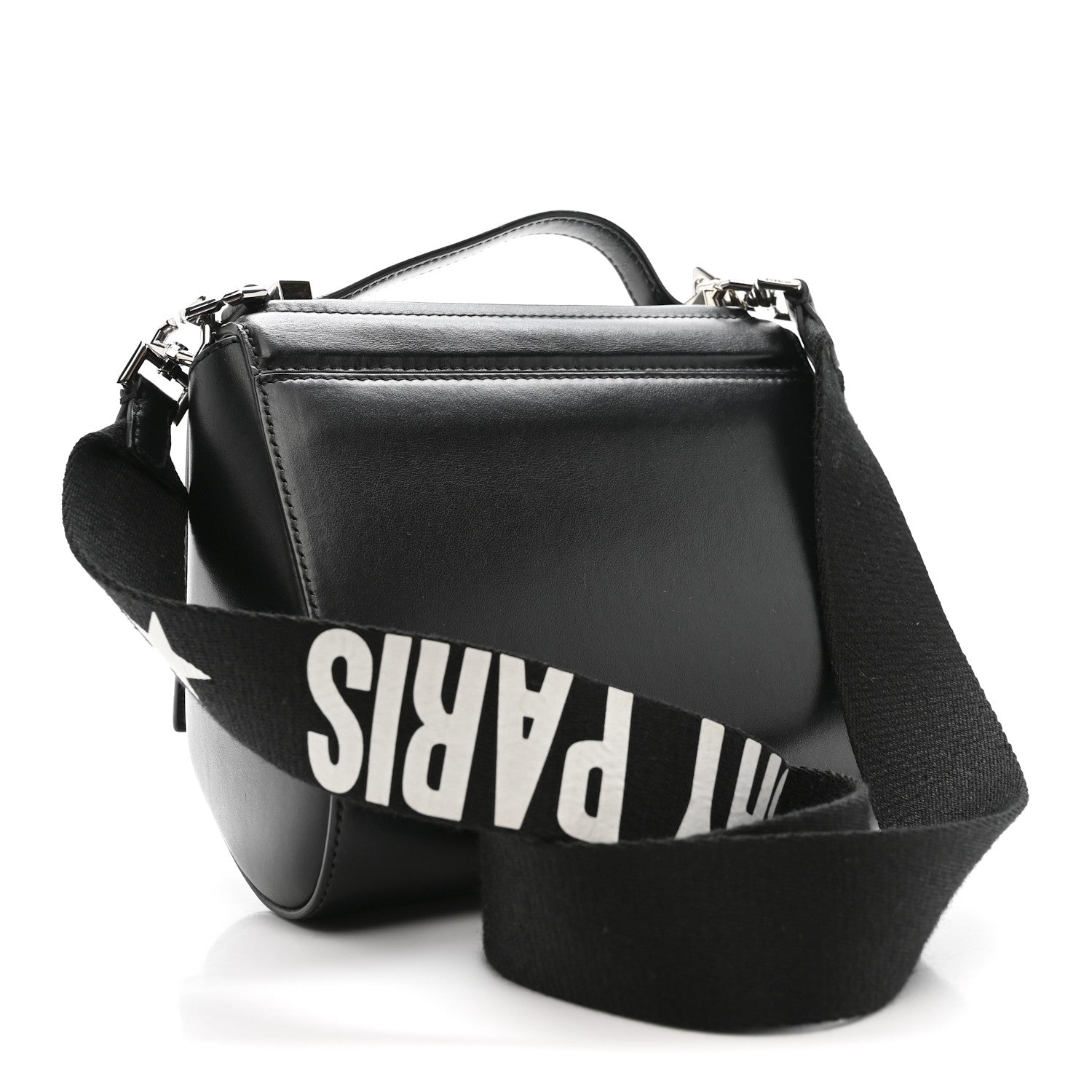 GIVENCHY☆パンドラ Givenchy Black Multicolor Patchwork Printed Leather Pandora