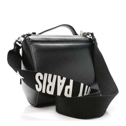 Givenchy Calfskin Mini Pandora Box Logo Strap Crossbody Bag Black 3 of 12