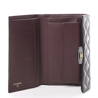 Chanel Caviar Quilted Large Flap Wallet Black 5 of 8