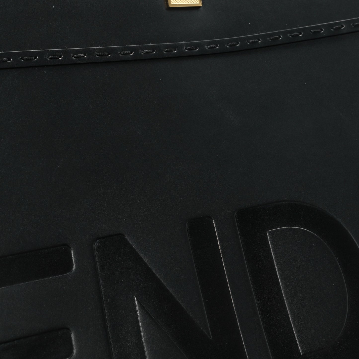 Vitello King Plexiglass Medium Fendi Sunshine Shopper Tote Black