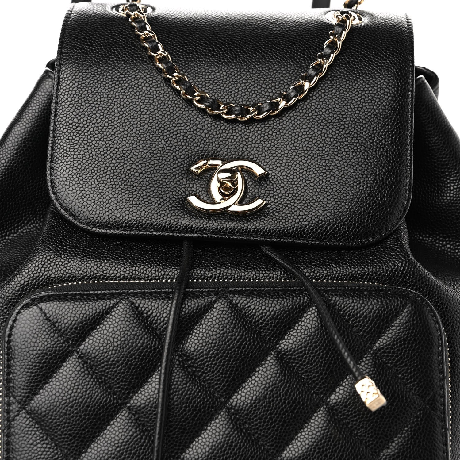 Chanel Caviar Quilted Business Affinity Backpack Black 8 of 11