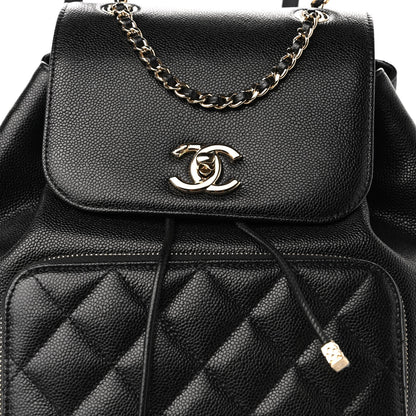 Chanel Caviar Quilted Business Affinity Backpack Black 8 of 11
