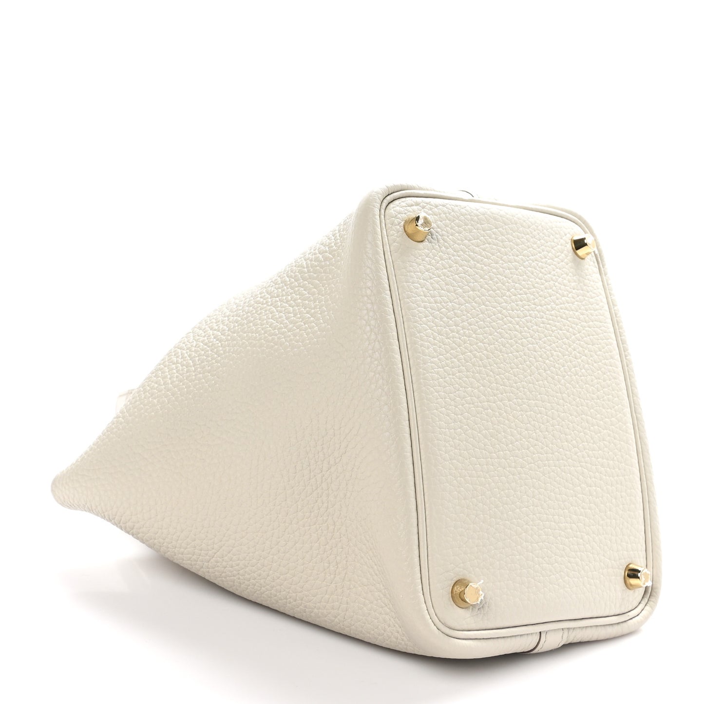 Taurillon Clemence Matte Alligator Picotin Lock Touch 18 PM Beton