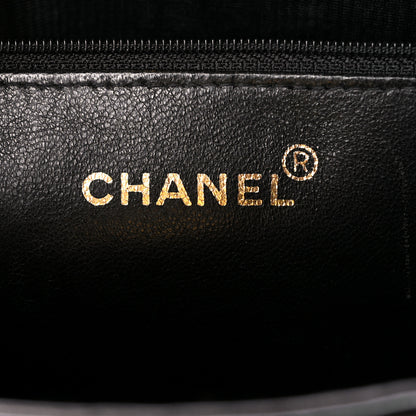 Chanel Patent Quilted CC Shoulder Bag Black 6 of 13