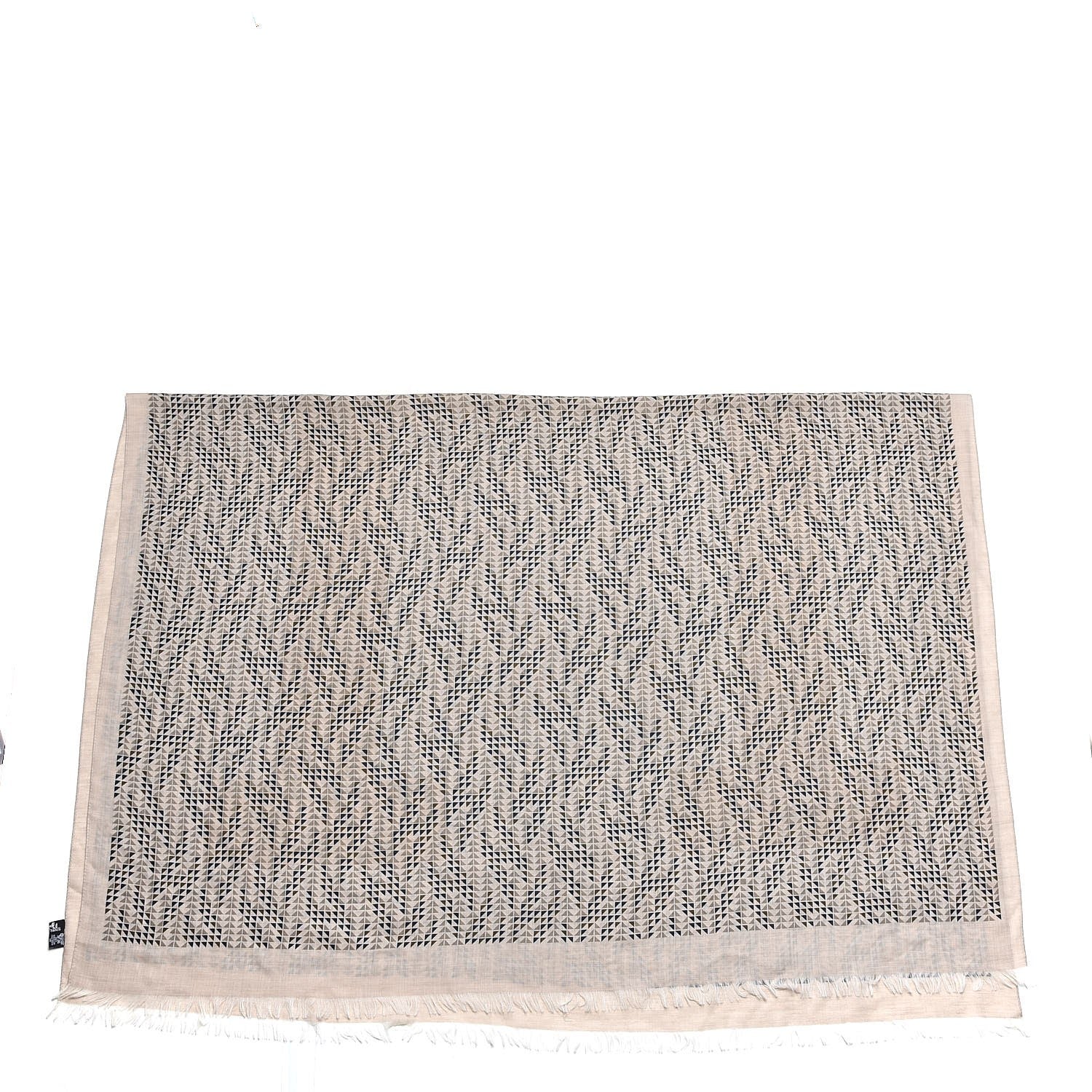 Hermes Cashmere Wool Shawl 140 3 of 5