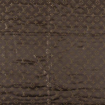 Louis Vuitton Silk Lurex Wool Monogram Shine Shawl Brown 2 of 4