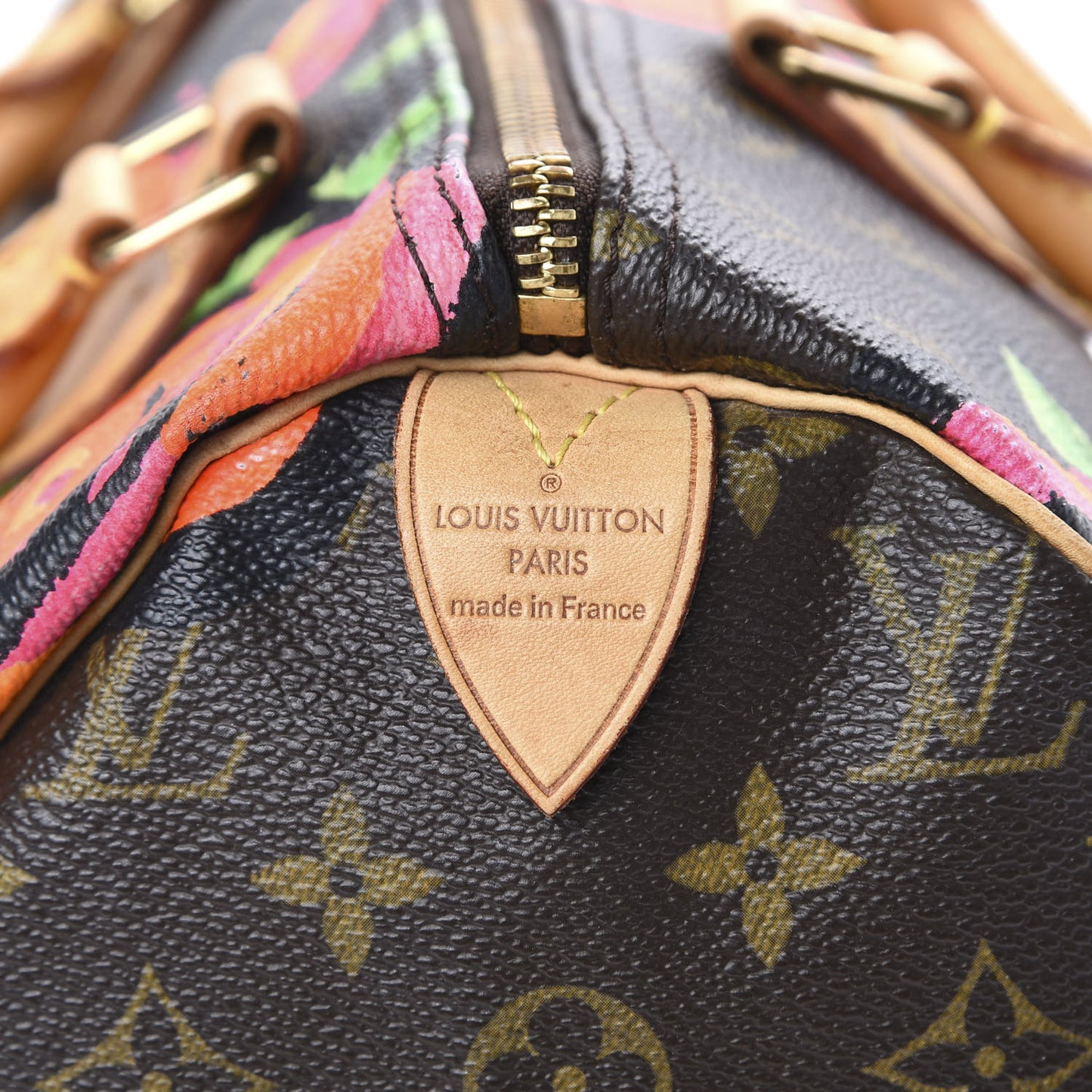 Monogram Roses Speedy 30