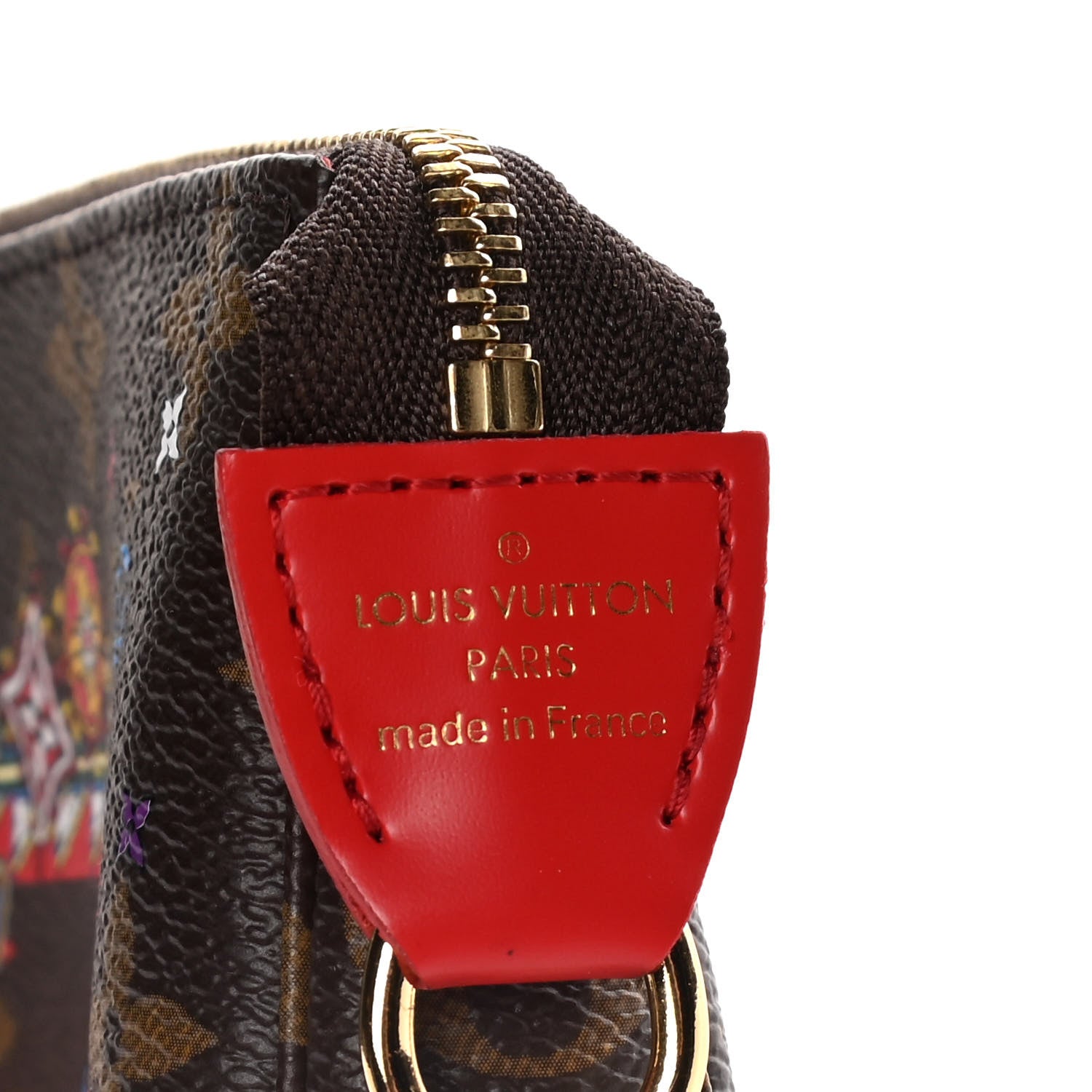 Louis Vuitton Monogram 2020 Christmas Animation Bumper Cars Mini Pochette Accessories Coquelicot 7 of 11