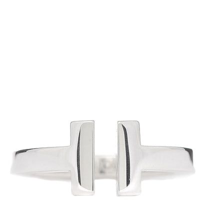 Tiffany Sterling Silver T Square Ring 46 3.75 1 of 5