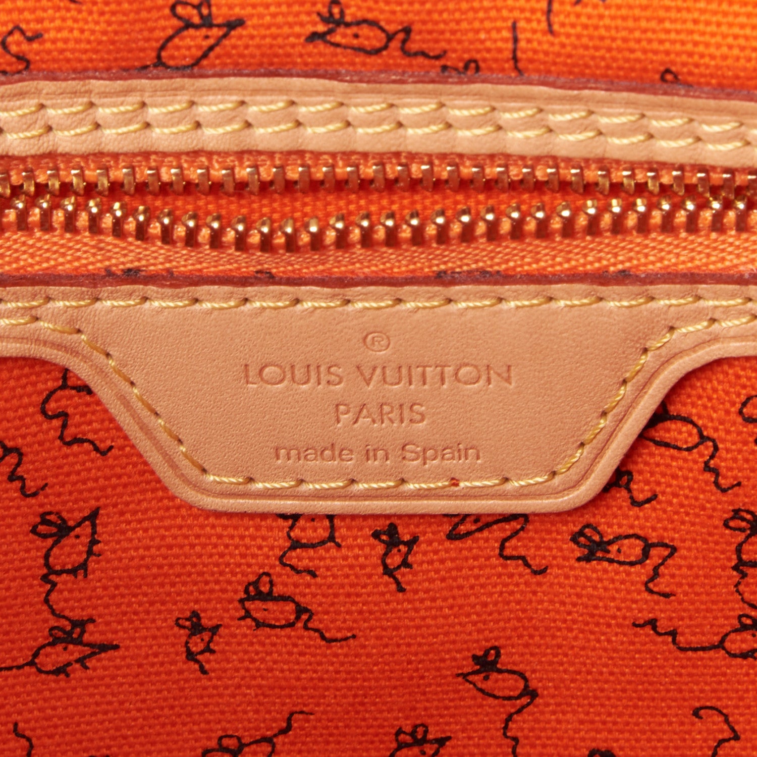 Louis Vuitton Catogram Neverfull MM Marron 8 of 9