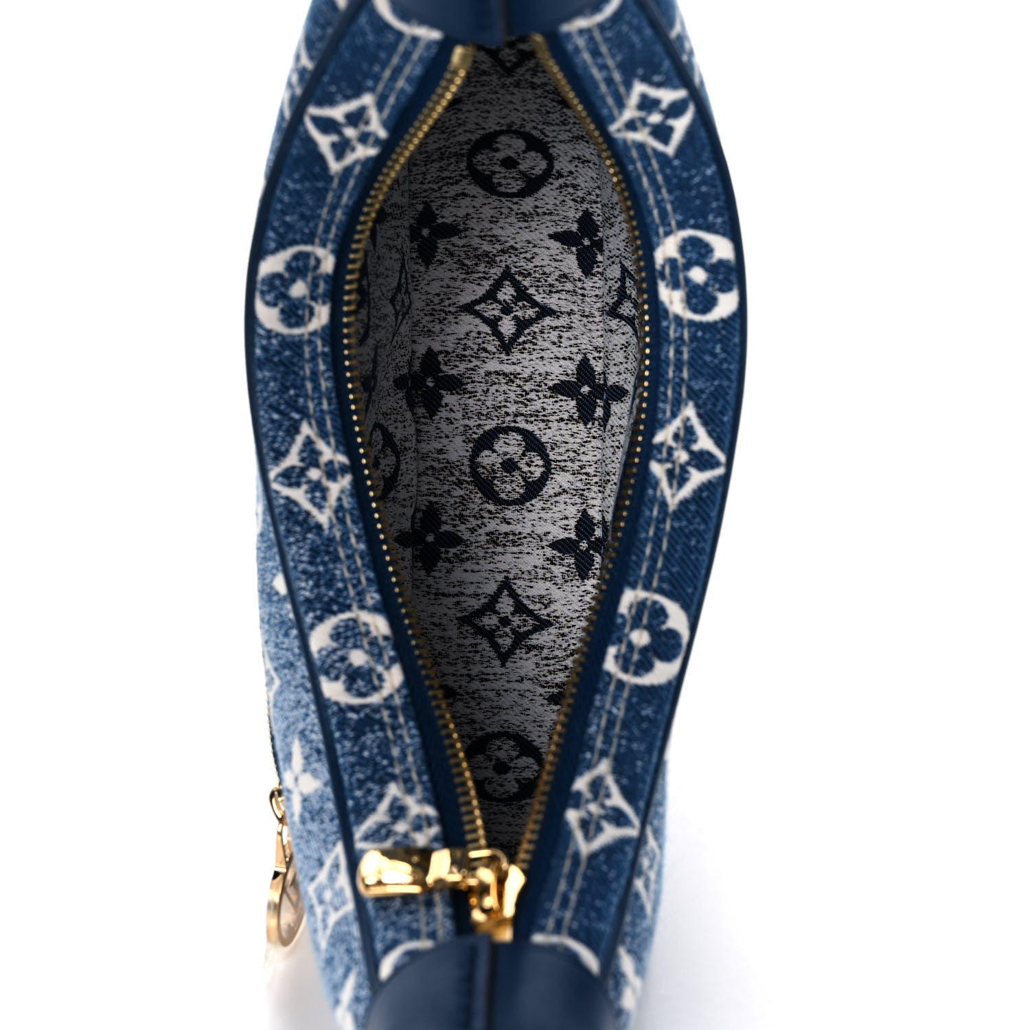 Louis Vuitton Monogram Jacquard Denim Loop Bleu 5 of 10