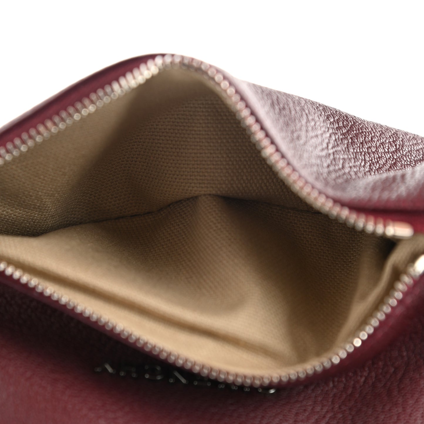 Sugar Goatskin Pandora Wristlet Oxblood