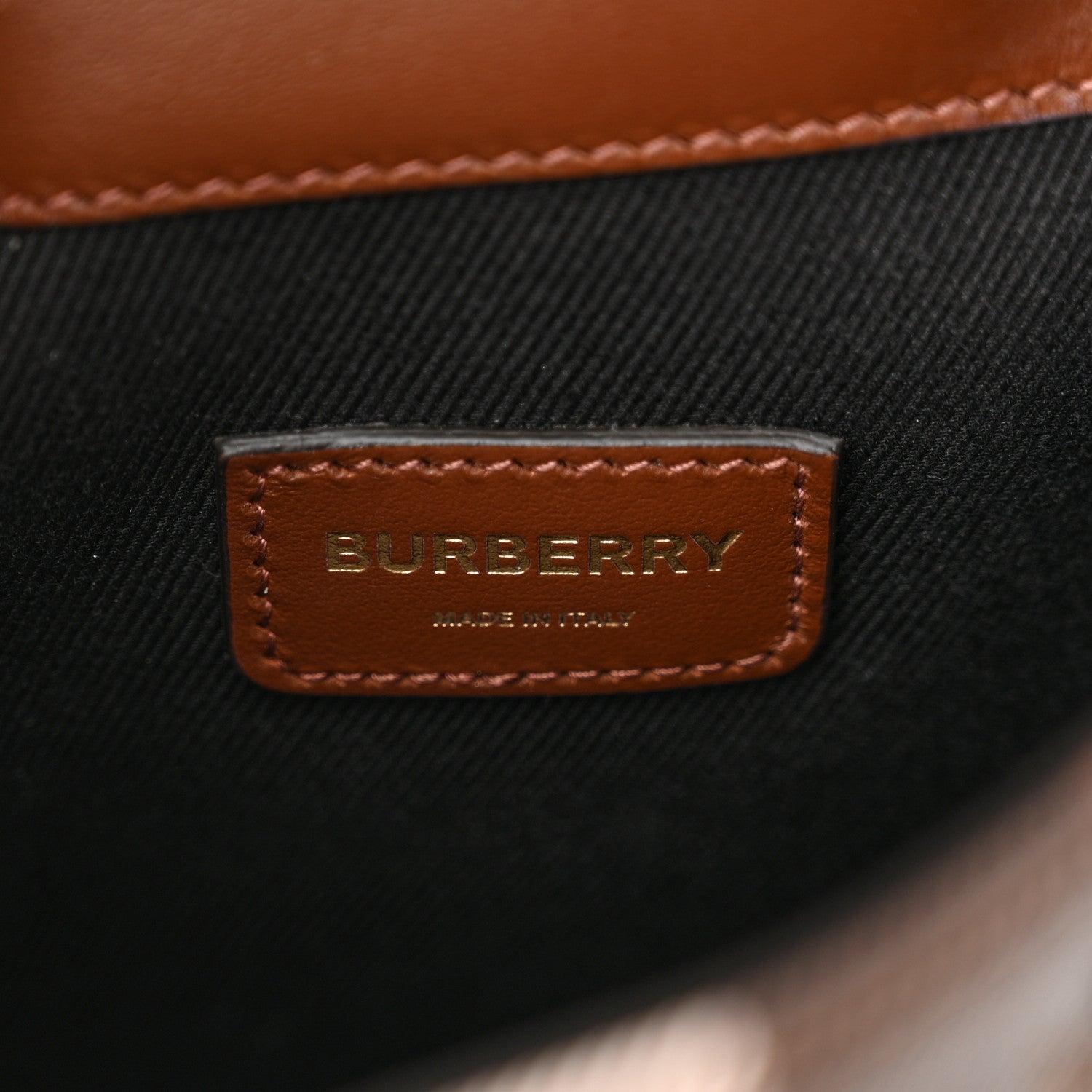 Burberry House Check Canvas Calfskin Micro Backpack Dark Birch