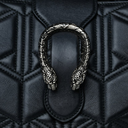 Gucci Calfskin Web Quilted Large Dionysus Tote Bag Black 27 of 31