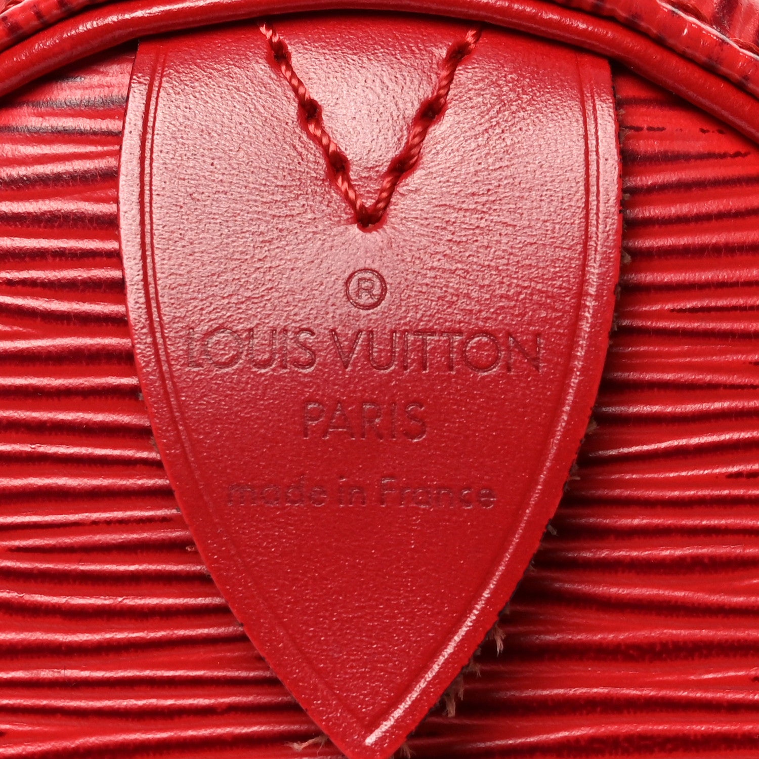 Louis Vuitton Epi Speedy 25 Castillan Red 6 of 10