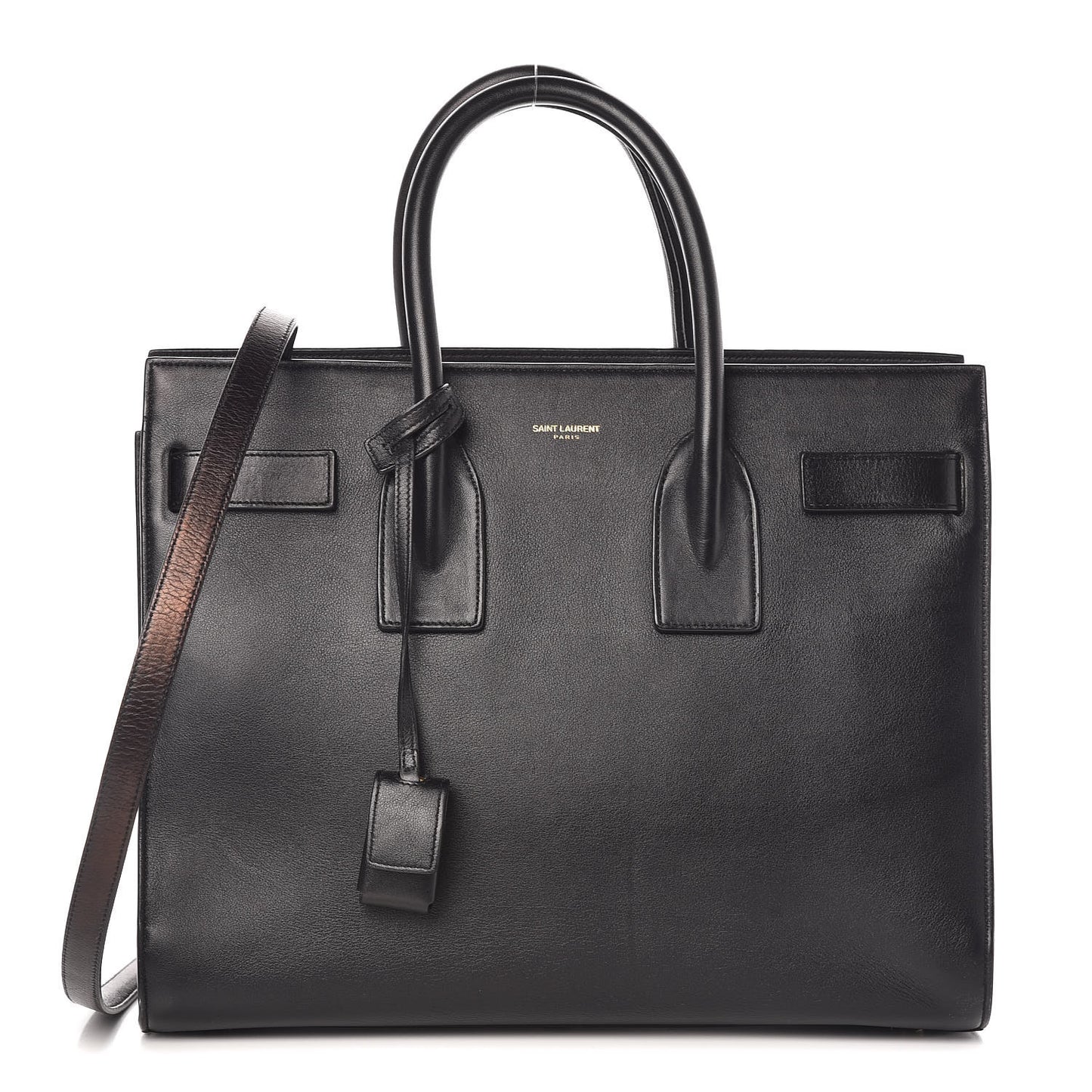 Calfskin Small Sac De Jour Black