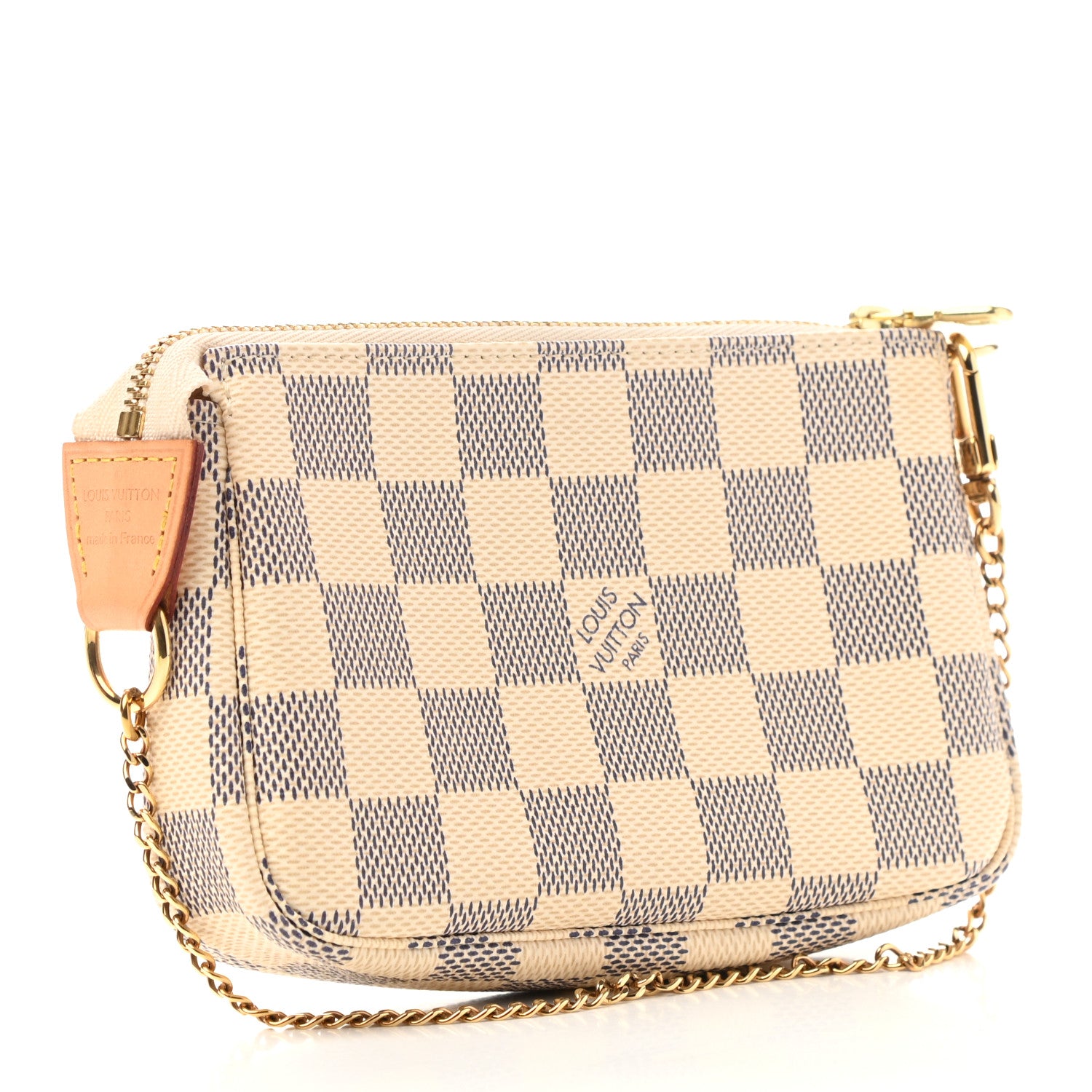 Louis Vuitton Damier Azur Mini Pochette Accessories 3 of 9