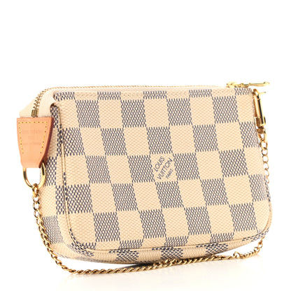 Louis Vuitton Damier Azur Mini Pochette Accessories 3 of 9