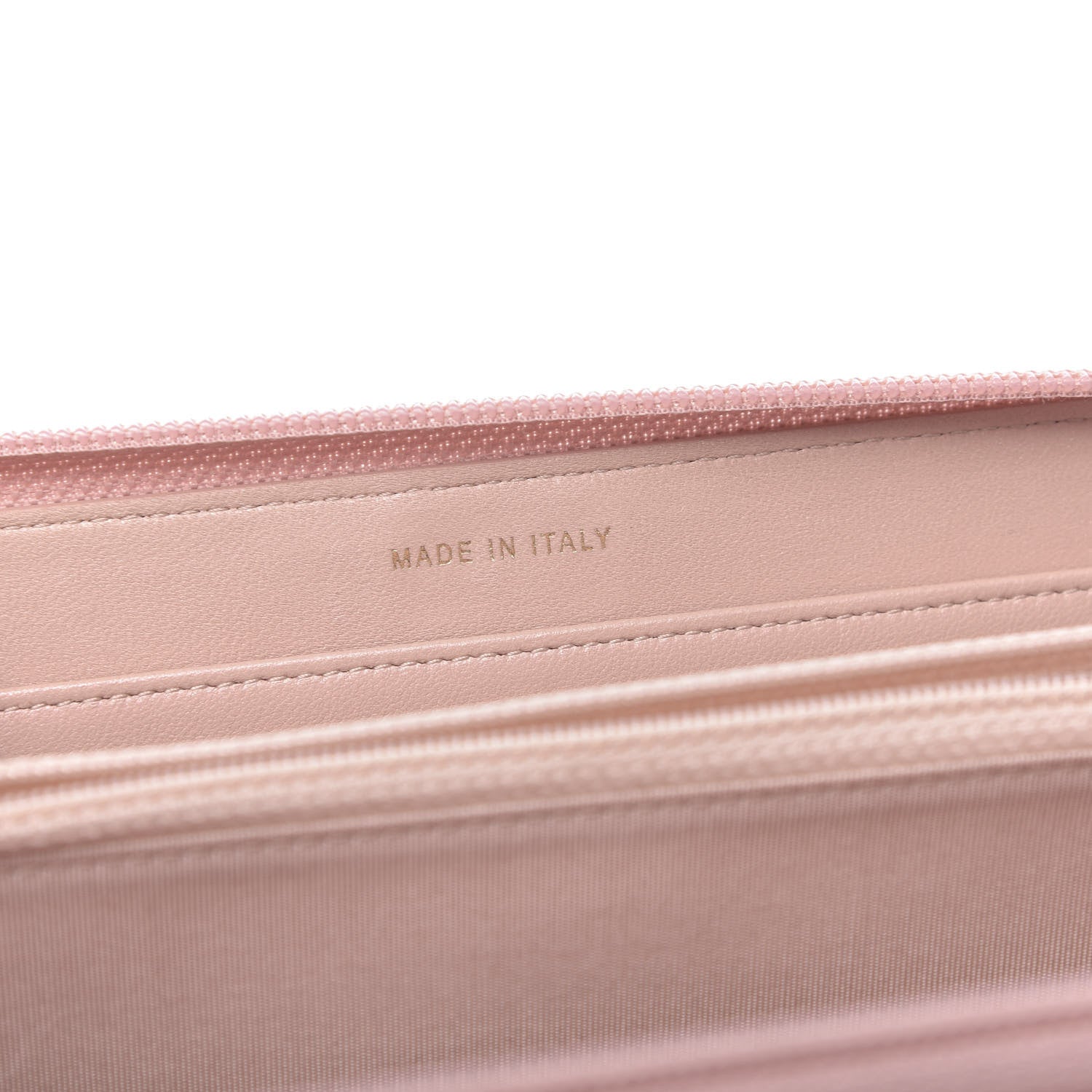 Chanel Patent Quilted Boy Long Zip Around Wallet Light Pink 7 of 12