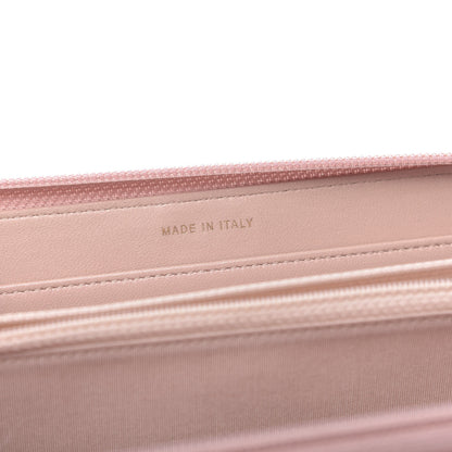 Chanel Patent Quilted Boy Long Zip Around Wallet Light Pink 7 of 12