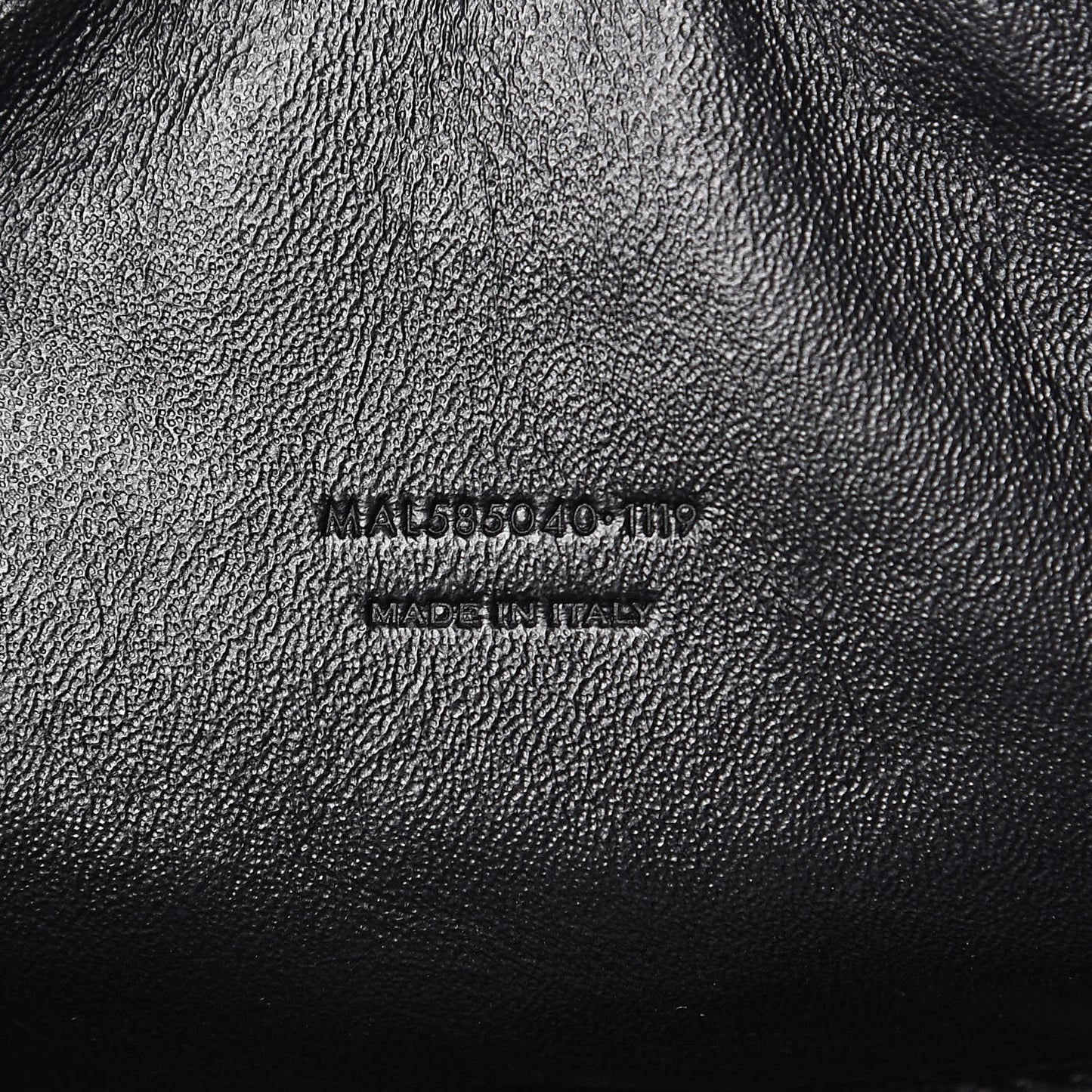 Grain De Poudre Matelasse Monogram Mini Lou Camera Bag Black