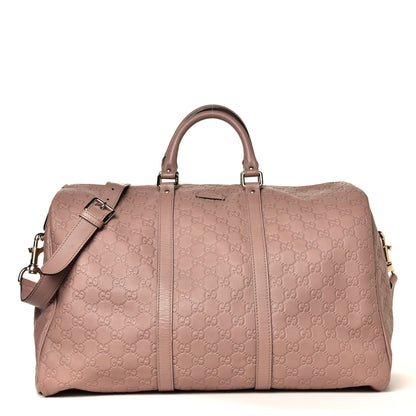 Gucci Guccissima Medium Carry On Duffle Antique Rose 1 of 10