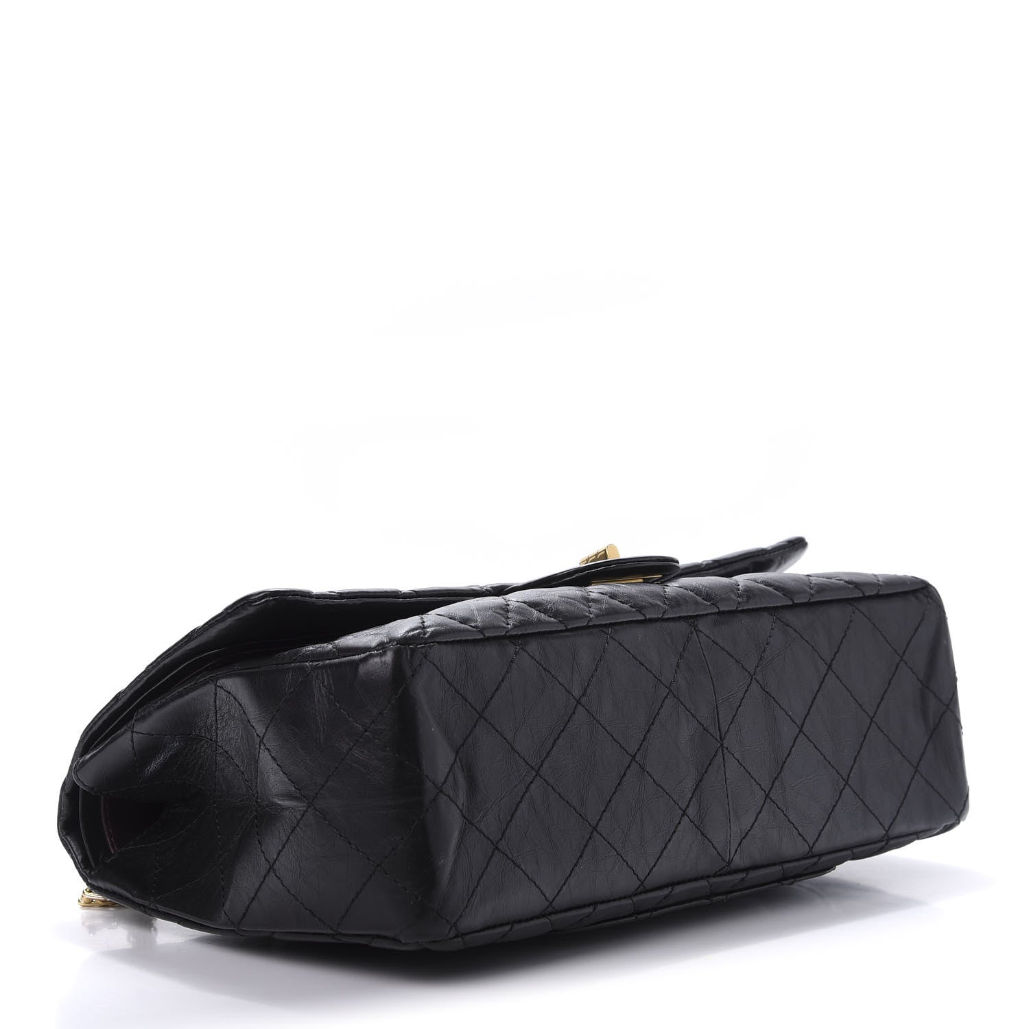 Chanel Crumpled Calfskin Quilted 2.55 Reissue 227 Flap Black 4 of 13