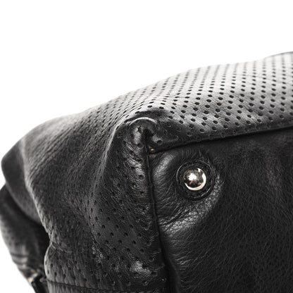 Saint Laurent Perforated Calfskin Medium Easy Y Sac Black 11 of 13