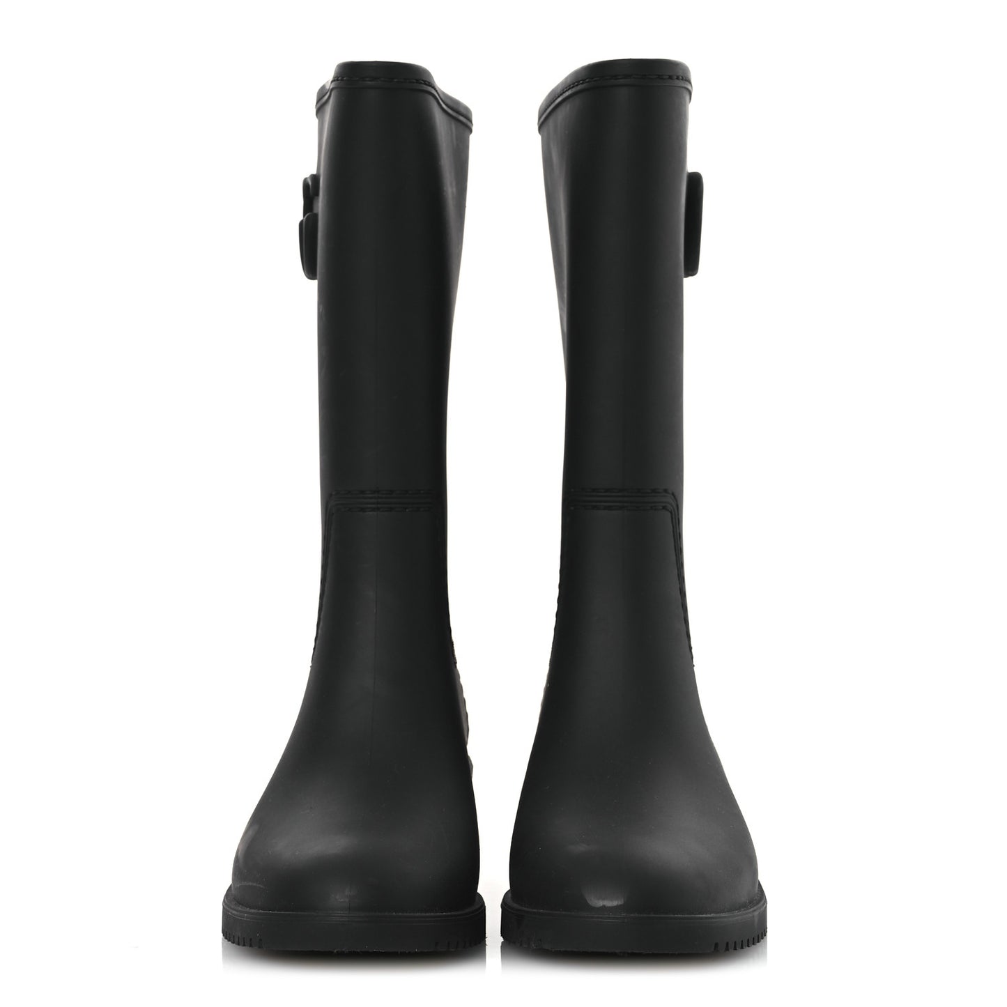 Rubber Double G Womens Rain Boots 40 Black
