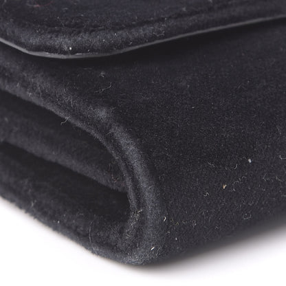 Fendi Velvet F is Wallet on Chain Black 11 of 13
