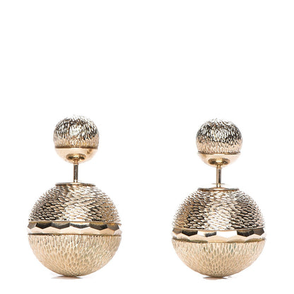 Christian Dior Mise En Dior Tribal Earrings Gold 1 of 4