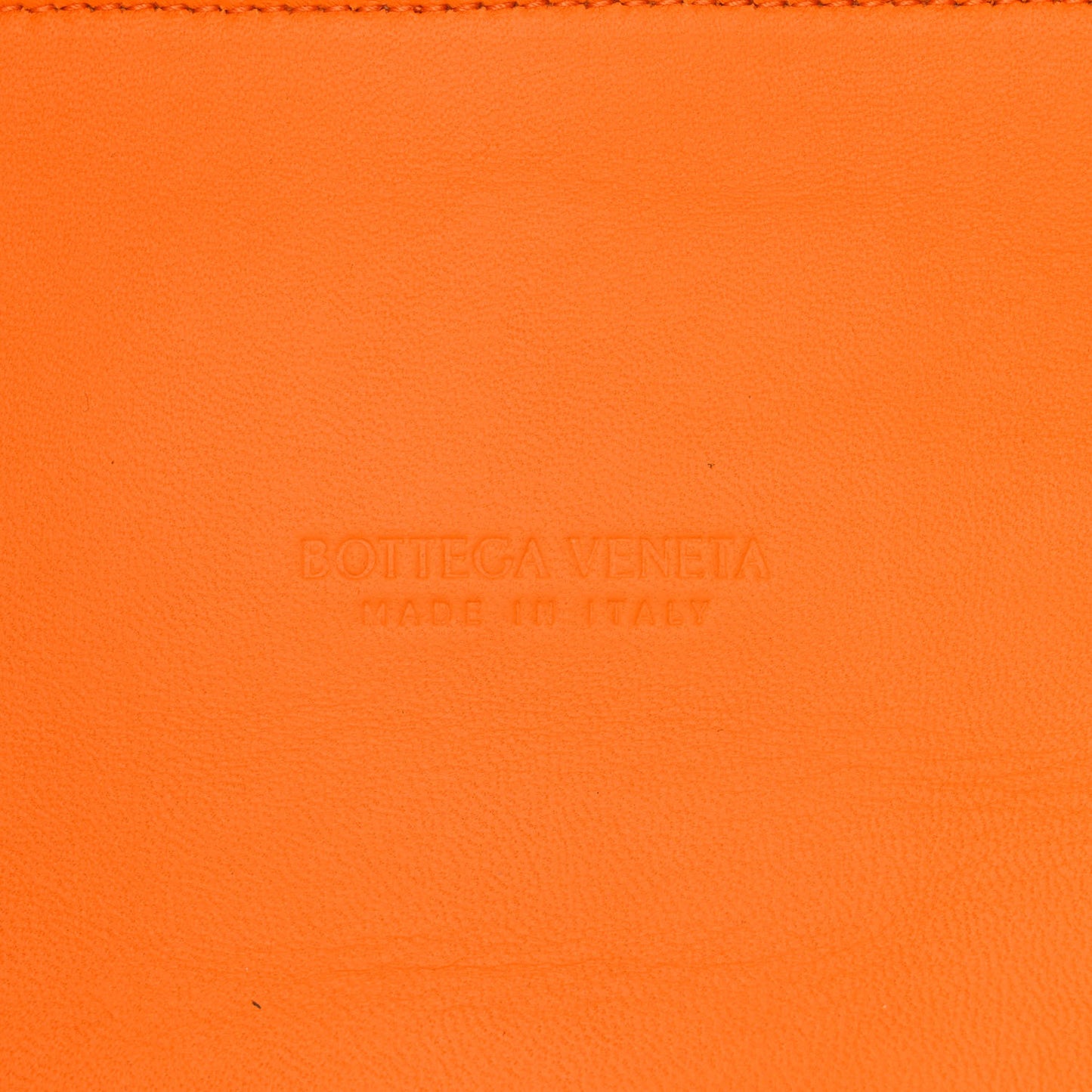 Nappa Maxi Intrecciato Medium Arco Tote Butter Tangerine Gold