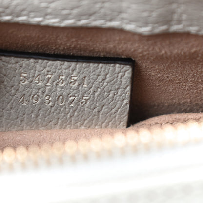 Gucci Textured Calfskin Web Small Ophidia Tote Bag Mystic White 7 of 12