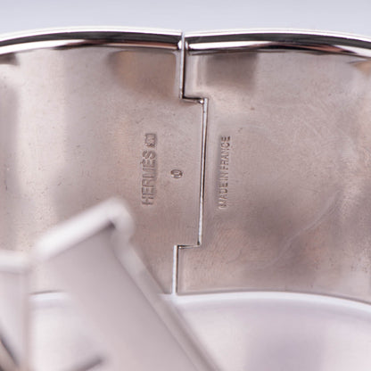 Hermes Enamel Extra Wide Clic Clac H Bracelet GM Pourpre 5 of 6