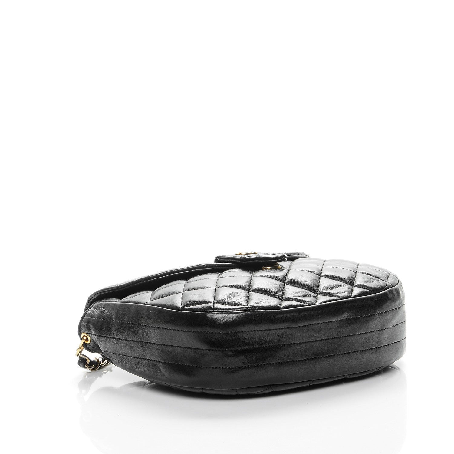 Chanel Lambskin Quilted Shoulder Bag Black 4 of 10